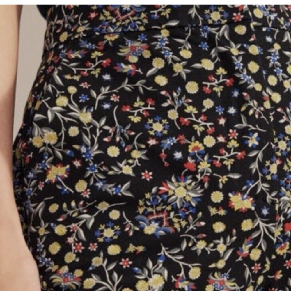 NWT Boden Wildflower Paisley Print Bi-Stretch Straight Leg Trousers (size 14) - Picture 9 of 10